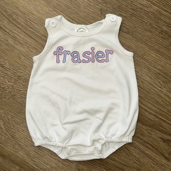 Monogrammed Onsie Bubbles for FRASIER - Picture 4 of 11